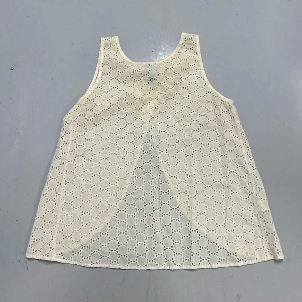 Eyelet Tank Top - Picture 1 of 4